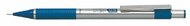 Nyomósirón, 0,5 mm, rozsdamentes acél, kék test, ZEBRA "M-301", (10 db)