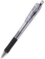 Golyóstoll, 0,21 mm, nyomógombos, ZEBRA "Tapli Clip ECO", fekete