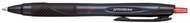 Golyóstoll, 0,35 mm, nyomógombos, fekete tolltest, UNI "SXN-157S Jetstream Sport Eco", piros