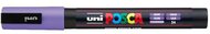 Dekormarker, 0,9-1,3 mm, UNI "Posca PC-3M", halványlila