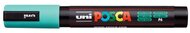 Dekormarker, 1,8-2,5 mm, UNI "Posca PC-5M", tengerzöld