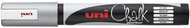 Krétamarker, 1,8-2,5 mm, UNI "PWE-5M", ezüst