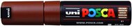 Uni POSCA PC-8K barna marker