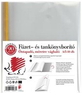 Könyvborító, A5, 90 mikron, víztiszta, öntapadó csíkkal, ICO "Süni", (10 db)