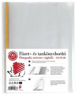 Könyvborító, A4, 90 mikron, víztiszta, öntapadó csíkkal, ICO "Süni", (10 db)