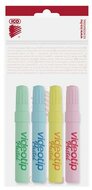 Szövegkiemelő készlet, 1-4 mm, ICO "Videotip", 4 különböző pasztell szín, (4 db)