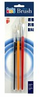 Ecsetkészlet, lapos, no. 4-8-12, fa, ICO, (3 db)
