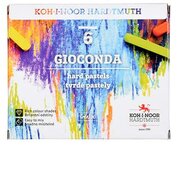 Pasztellkréta, kemény, KOH-I-NOOR "Gioconda 8111/6", 6 különböző szín, (6 db)