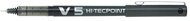 Rollertoll, 0,3 mm, tűhegyű, kupakos, PILOT "Hi-Tecpoint V5", fekete