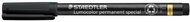 Alkoholos marker, 0,6 mm, STAEDTLER "Lumocolor® special 319 F", fekete