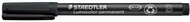 Alkoholos marker, OHP, 1-2,5 mm, STAEDTLER "Lumocolor® 314 B", fekete