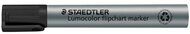 Flipchart marker, 2 mm, kúpos, STAEDTLER "Lumocolor 356", fekete