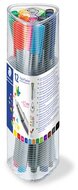 Tűfilc készlet, 0,3 mm, STAEDTLER "Triplus 334", 12 különböző szín, (12 db)