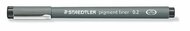 Tusfilc, 0,2 mm, STAEDTLER "Pigment Liner 308", fekete