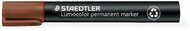 Alkoholos marker, 2 mm, kúpos, STAEDTLER "Lumocolor® 352", barna