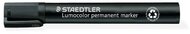 Alkoholos marker, 2-5 mm, vágott, STAEDTLER "Lumocolor® 350", fekete