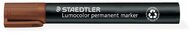 Alkoholos marker, 2-5 mm, vágott, STAEDTLER "Lumocolor® 350", barna