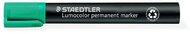 Alkoholos marker, 2-5 mm, vágott, STAEDTLER "Lumocolor® 350", zöld