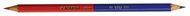 Postairón, hatszögletű, STABILO "979/815", piros-kék, (12 db)