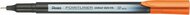 Tűfilc, 0,4 mm, PENTEL "Pointliner", narancssárga