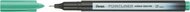 Tűfilc, 0,4 mm, PENTEL "Pointliner", tengerzöld