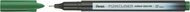 Tűfilc, 0,4 mm, PENTEL "Pointliner", fenyőzöld