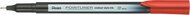 Tűfilc, 0,4 mm, PENTEL "Pointliner", piros
