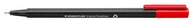 Tűfilc, 0,3 mm, STAEDTLER "Triplus 334", piros