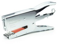 Tűzőgép, kézi, 24/8, 45 lap, fém, RAPESCO "Porpoise ONE", króm