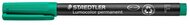 Alkoholos marker, OHP, 0,6 mm, STAEDTLER "Lumocolor® 318 F", zöld