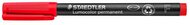 Alkoholos marker, OHP, 0,6 mm, STAEDTLER "Lumocolor® 318 F", piros