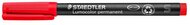 Alkoholos marker, OHP, 0,4 mm, STAEDTLER "Lumocolor® 313 S", piros