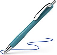 Golyóstoll, 0,7 mm, nyomógombos, SCHNEIDER "Slider Rave XB", türkiz