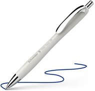 Golyóstoll, 0,7 mm, nyomógombos, SCHNEIDER "Slider Rave XB", ezüst szürke