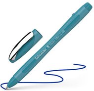 Golyóstoll, 0,7 mm, kupakos, SCHNEIDER "Slider Memo XB", pávakék