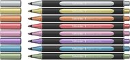 Metálfényű filctoll készlet, 1-2 mm, SCHNEIDER "Paint-It 020", 8 különböző szín, (8 db)