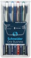 Rollertoll készlet, 0,6 mm, "SCHNEIDER "One Business", 4 szín, (4 db)