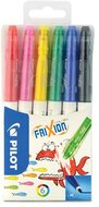 Filctoll készlet, 0,39-0,7 mm, törölhető, PILOT "Frixion Colors", 6 különböző szín, (6 db)