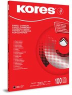 Indigó, A4, gépi, KORES, 100 lap, fekete, (100 lap)