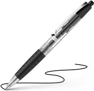 Zseléstoll, 0,4 mm, nyomógombos, SCHNEIDER "Gelion +", fekete