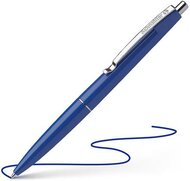 Golyóstoll, 0,5 mm, nyomógombos, SCHNEIDER "Office", kék, (50 db)