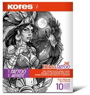 Indigó tetováláshoz, 21,5 x 26,8 cm, KORES "Tattoo", 10 lap, (10 lap)