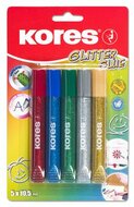 Csillámos ragasztó, standard, KORES, (5 db)