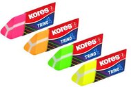 Radír, KORES "Trino", vegyes neon színek