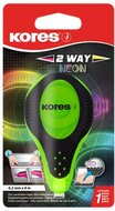 Hibajavító roller, 4,2 mm x 8 m, KORES "2WAY Neon", vegyes színekben, (8 méter)