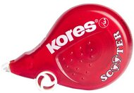 Hibajavító roller, 4,2 mm x 8 m, KORES "Scooter", piros, (8 méter)