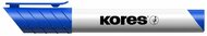 Tábla- és flipchart marker, 3 mm, kúpos, KORES "K-Marker XW1", kék