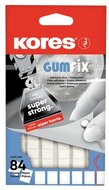 Gyurmaragasztó, 84 kocka/csomag, KORES "Gumfix", (84 db)