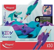 Ceruzafogó, display, MAPED "Kidy Learn", cápa, vegyes színek, (50 db)