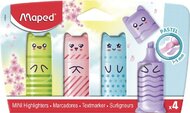 Szövegkiemelő készlet, 1-5 mm, MAPED "Mini Pastel", 4 különböző pasztell szín, (4 db)
